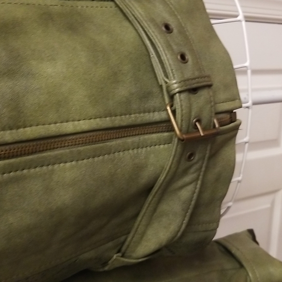 PELLE quality leather green jacket - Picture 5 of 16